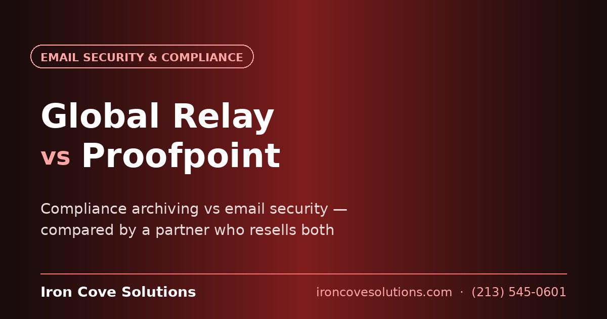 Global Relay vs Proofpoint Esentials: Compliance Archiving vs Email ...